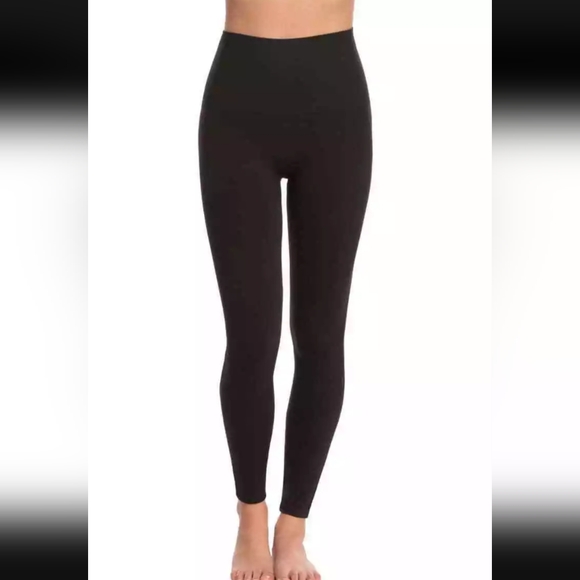 Spanx look at me now seamless tummy control black leggings size L - Picture 8 of 8